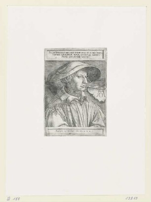 Selbstbildnis Heinrich Aldegrever