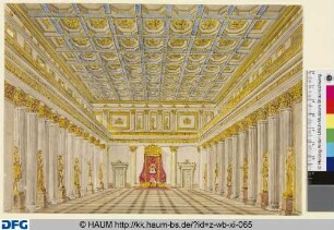 Der königliche Thronsaal in München