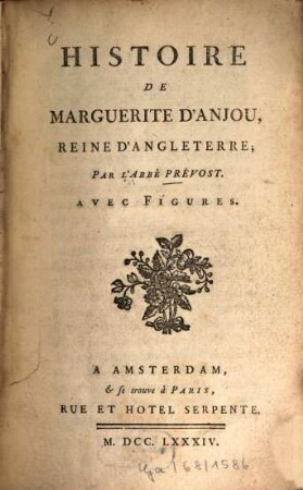 Histoire de Maguerite d'Anjou, reine d'Angleterre : Avec fig.
