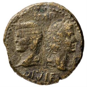 Münze, As, ca. 10 v. Chr. - 10 n. Chr.