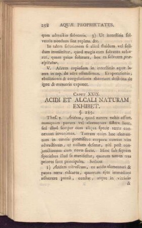 Caput XXIX. Acidi Et Alcali Naturam Exhibet
