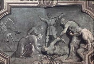 Architekturzone mit den irdischen Heldentaten des Herkules