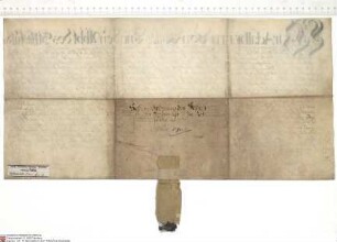 Adalbert [von Schleifras], Abt von Fulda, bekundet, dass die Bürger und Schuhmachermeister von Fulda ihn gebeten haben, die in zahlreichen Städten...