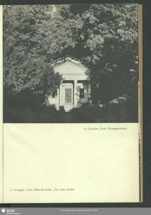 Georgium, Park, Blumengartenhaus