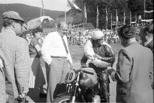 Schauinslandrennen: Siegerehrung; H. P. Müller