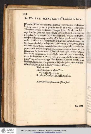 84. Fl. Val. Marcianus. LXXXIV. Imp.