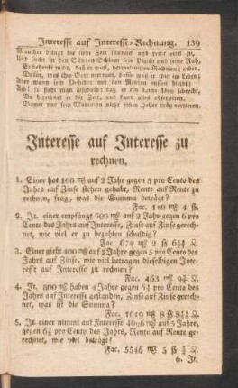 Interesse auf Interesse zu rechnen