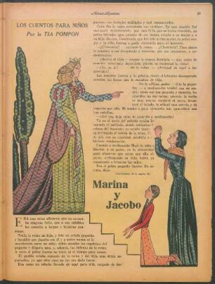 Marina y Jacobo : Los cuentos para niños por la Tía Pompón
