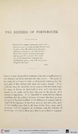 The Duchess of Portsmouth
