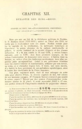 Chapitre XII. Dynastie des Ming. - Ricci