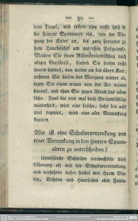 Wie ist eine Schulterverrenkung von einer Verrenkung in den hinter Spannadern zu unterscheiden?