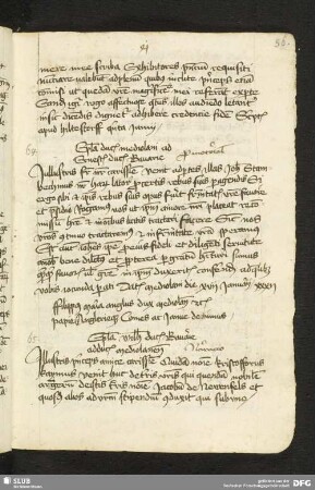 56r: Brief Filippo Maria Viscontis, Herzog von Mailand, an Herzog Ernst, 17. Jan. 1432