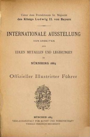 Offizieller illustrirter Führer