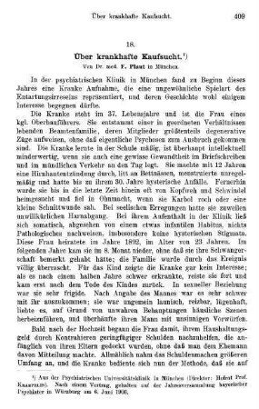 409-416, Über krankhafte Kaufsucht