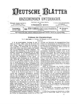 Probleme der Charakterologie : (Fortsetzung)