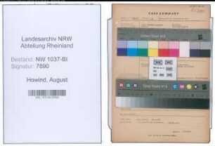 Entnazifizierung August Howind , geb. 29.08.1898 (Finanzbeamter)