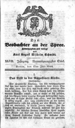 29. Stueck, 17. Juli 1848