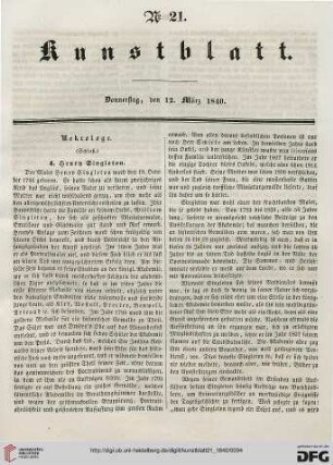 Nr. 21 - 30 (12. März 1840 - 14. April 1840)