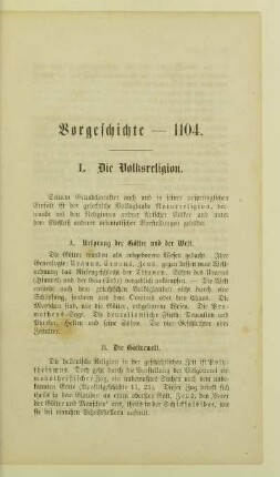 Vorgeschichte - 1104