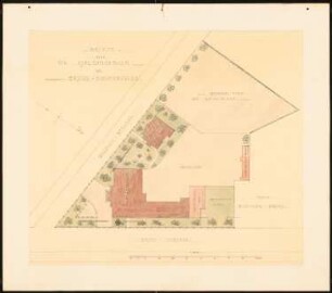Gymnasium Berlin-Lichterfelde: Lageplan 1:500