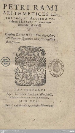 Arithmetices Libri Duo Et Algebrae Totidem