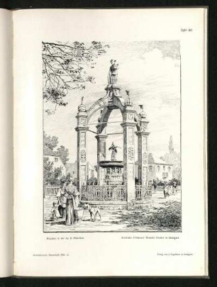 Tafel 82: Brunnen in der Au in München