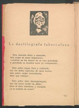 La dactilógrafa tuberculosa