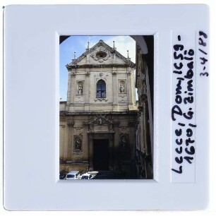 Lecce, Dom : Hauptfassade