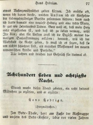 Achthundert sieben und achtzigste Nacht
