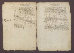 Markgraf Christoph I. von Baden gibt einen Entscheid in einem Streit zwischen dem Kollegiatstift zu Baden und dessen Kustos Johann Heynlin