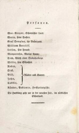 Tragödien, nebst einem lyrischen Intermezzo