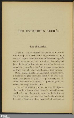 Les Entremets Sucrés