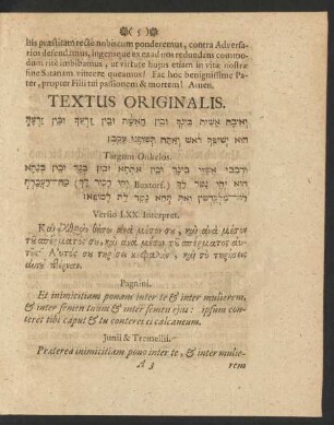 Textus Originalis