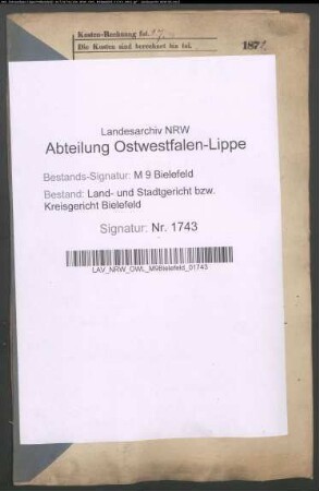 Sonstige: Kranefuss, Bernhard Gottfried: