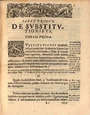 Dispvtatio De Svbstitvtionibvs In Theses Contracta