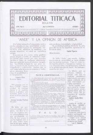 Nota editorial