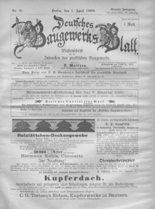 50. Jahrgang. Nr. 10.