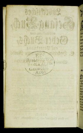 Lübeckisches Gesang-Buch