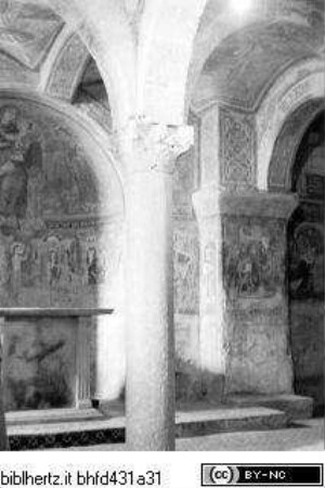 Freskendekoration mit Figuren und Szenen des AT, der Apokalypse, Evangelisten und Heiligen