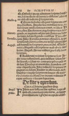 De fide et operibus. Cap. v.