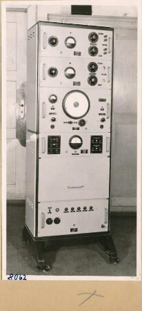 Charakterograph Gesamtansicht Frontseite; Foto 1953