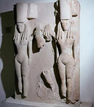 Archäologisches Museum Iraklion. Relief von einem Tempel in Gortyn