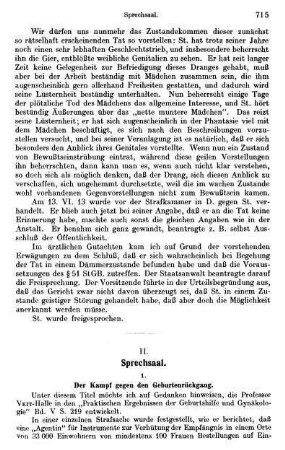 715-716, Der Kampf gegen den Geburtenrückgang