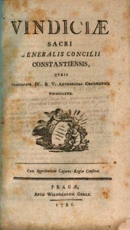 Vindiciae sacri generalis Concilii Constantiensi