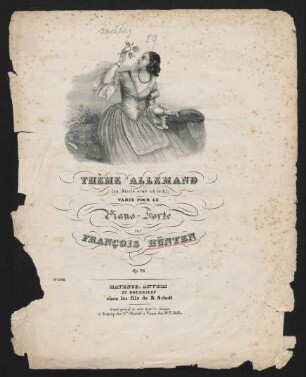Thème allemand "An Alexis send ich dich", op. 26 : varié pour le piano forte