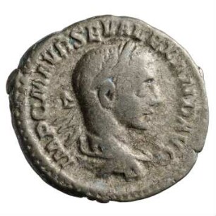 Münze, Denar, 222 n. Chr.