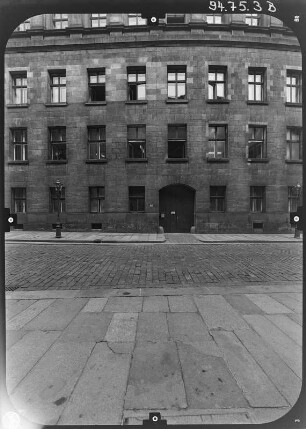Dresden-Altstadt, Augustusstraße 2. Ständehaus (1901-1907; P. Wallot). Ostseite (Teilansicht) von der Brühlschen Gasse