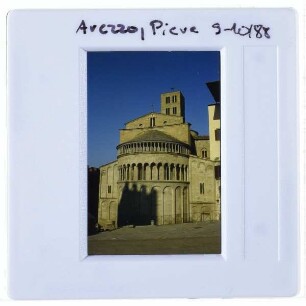 Arezzo, Pieve di Santa Maria : Apsis, Campanile