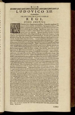 Ludovico XIII. Christianissimo Francorum & Navarrae Regi