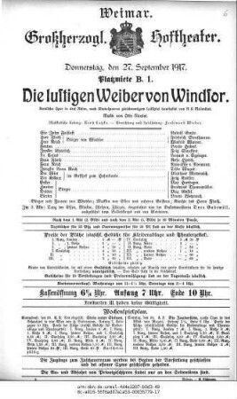 Die lustigen Weiber von Windsor